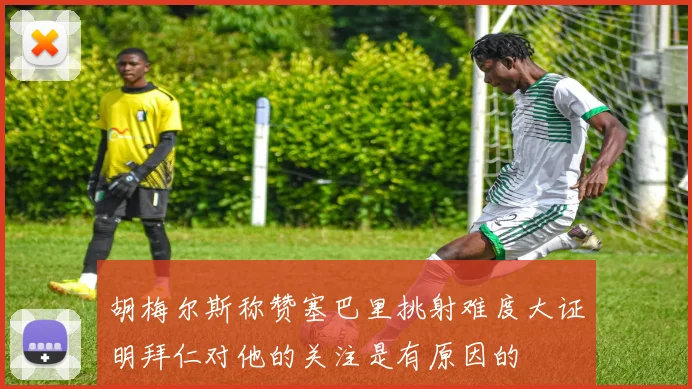 胡梅尔斯称赞塞巴里挑射难度大证明拜仁对他的关注是有原因的